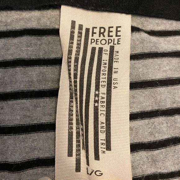 Free People stripped body suit - L - Picture 2 of 2